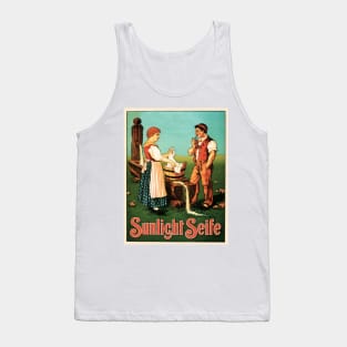 SUNLIGHT SEIFE Switzerland Laundry Washing Detergent Soap Vintage Art Tank Top